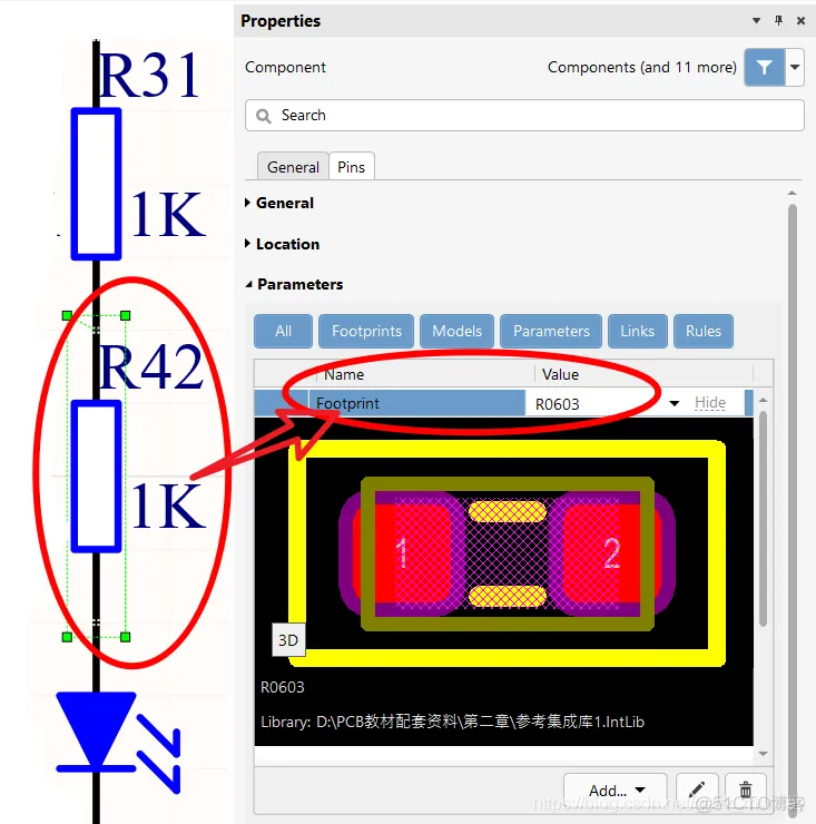 AD绘制原理图最基本的操作-第一张原理图（下）-PCB系列教程1-6_原理图_02